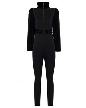 Nur Karaata Cheval Blanc Skisuit - Black