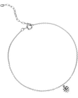 Lee Renee Ladybird Bracelet (wings Open) Silver - Metallic