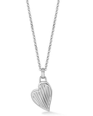 Dower & Hall Humbug Heart Locket - Metallic