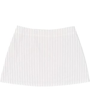 NUAJE NUAJE Cher Mini Skirt - White