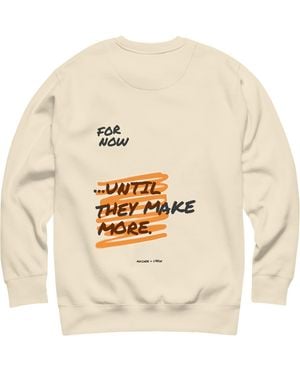 Anchor and Crew Neutrals Natural Limited Edition Annotations Organic Cotton Sweatshirt
