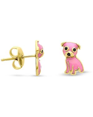 Cloud Haven Pit Bull Stud Earrings - Metallic