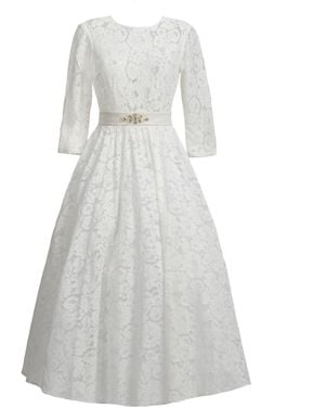 MATSOUR'I Lace Dress Viktoria - White