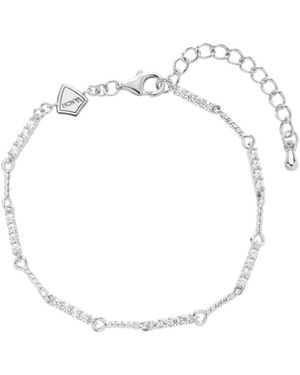 Vanhi Pia Crystal Link Bracelet - Metallic