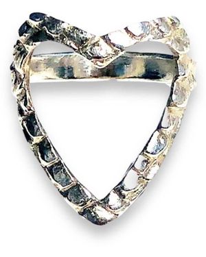 Aki Roc Jewelry Free Love Ring -Sterling - Metallic