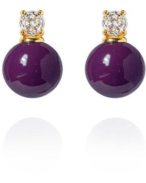 Saule Label Bela Earrings - Purple