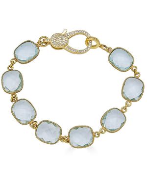 Loni Paul Jewelry Quartz Crystal Bracelet - Blue