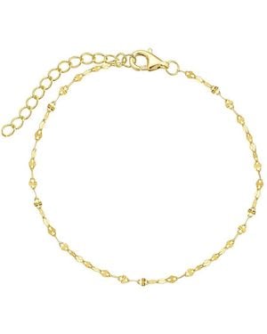 Nazzar Dainty Sparkle Lip Chain Bracelet - Metallic