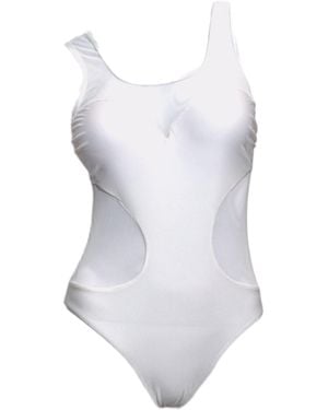 Julia Clancey Marilyn Mesh Swim Suit - White