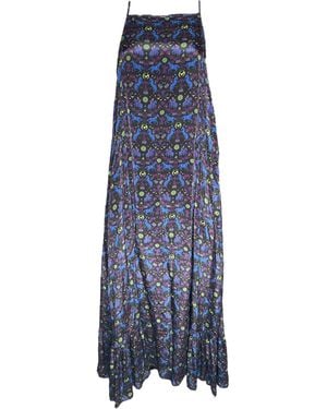 Any Old Iron Soft Mini Rider Adjustable Dress - Blue