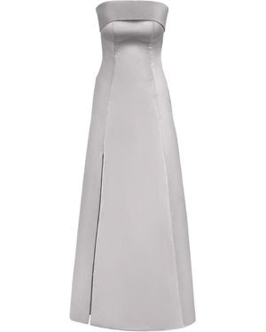 Anse Victorin Irena Silk Dress - Grey
