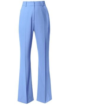 AGGI by HALEWSKI Camilla Skyway Flared Pants - Blue