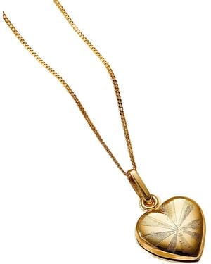Posh Totty Designs Petite Heart Locket - Natural