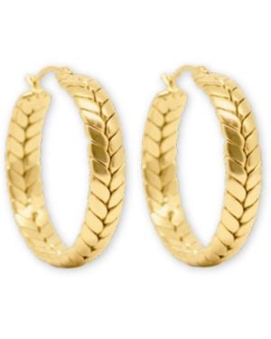 Salty Cali Marina Hoops - Metallic