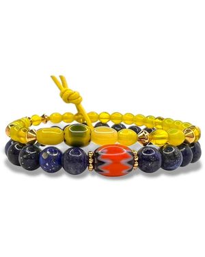 Jaredjamin Trail Blazer Bracelet Set - Yellow