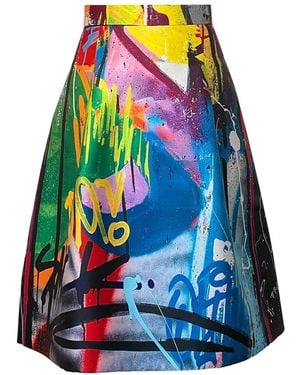 Maxjenny Knee-Length Skirt - Blue