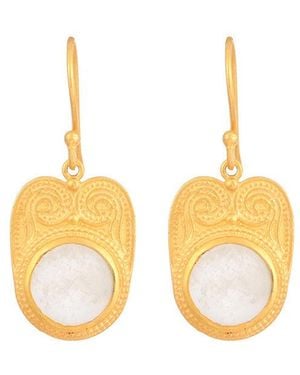 Opium Jewels Goddess Earrings - Metallic