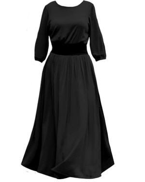 Frock Tales Revival Midaxi Dress - Black