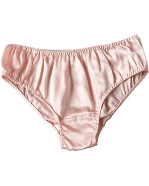 Soft Strokes Silk Set Of Two Pure Mulberry Silk Bikini Pantie - Pink