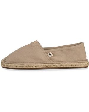 Kingdom of Wow Neutrals Extra Fit Cotton Espadrilles - Natural