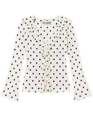 AVANI Apparel Top Pivoine Off - White