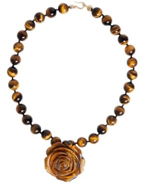A'miss Amber Rose Necklace - White