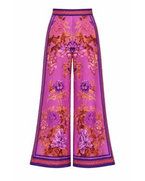 Raishma Alisa Viscose Trousers - Purple