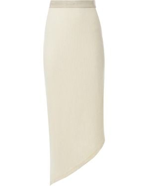 MARGOT VII V Nude Skirt - White