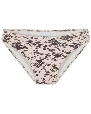 Pcfg The Solar Reflections V-Cut Bikini Bottom - White