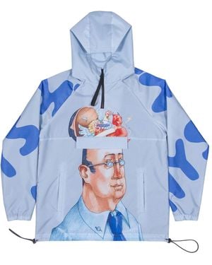 mysimplicated Water Repellent Windbreaker Design - Blue