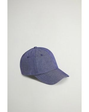 Woolrich Uomo Cappellino Baseball - Blu
