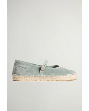 Woolrich Espadrilles Candela En Cuir Suédé Pour Femme Couleur Taille - Multicolore