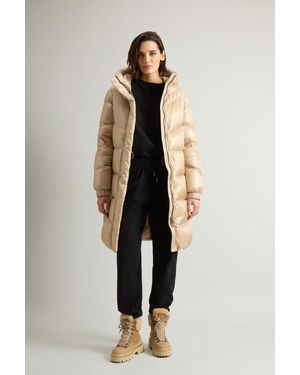 Woolrich Donna Piumino Lungo Aliquippa - Blu