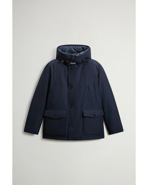 Woolrich Arctic Anorak En Ramar Cloth Pour Homme Couleur Taille - Bleu