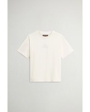 Woolrich Donna T-Shirt - Neutro