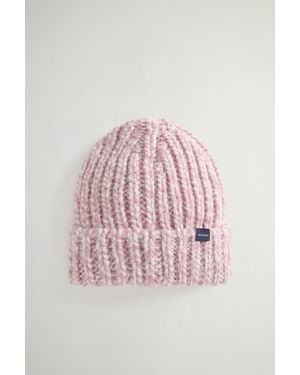 Woolrich Donna Berretto Chunky - Rosa