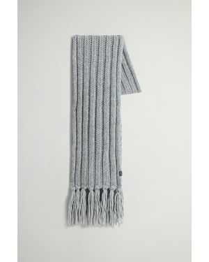 Woolrich Bufanda Chunky Acanalada De Mezcla De Lana Y Alpaca Para Mujer Talla One - Multicolor