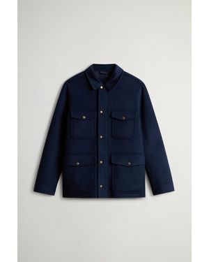 Woolrich Uomo Giacca A Camicia - Blu