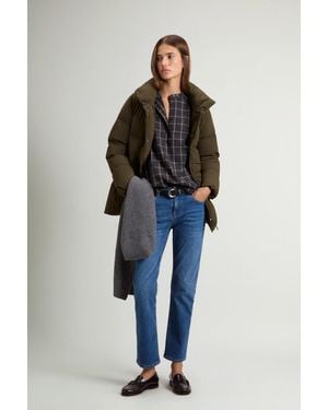 Woolrich Abrigo Acolchado Madison De Nailon Elástico Para Mujer Talla - Azul
