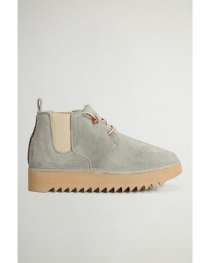Woolrich Botines Hugger De Ante Para Mujer Talla - Neutro