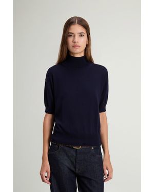 Woolrich Donna T-Shirt - Blu