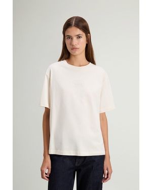 Woolrich Donna T-Shirt - Neutro