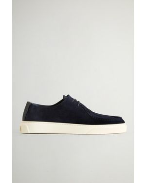 Woolrich Uomo Scarpe Stringate Upland - Nero