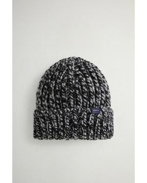 Woolrich Donna Berretto Chunky - Nero