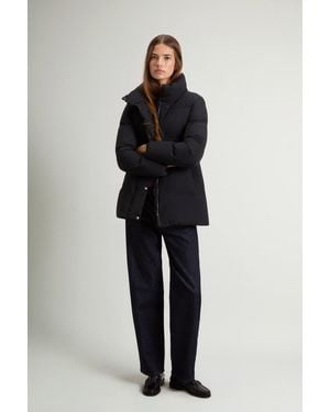 Woolrich Donna Cappotto Trapuntato Madison - Blu