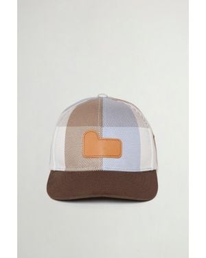 Woolrich Gorra De Puro Algodón A Cuadros Talla One - Multicolor