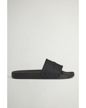 Woolrich Uomo Sandali Slides - Nero
