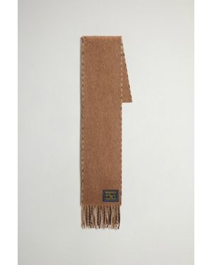 Woolrich Donna Sciarpa Double-Face - Bianco