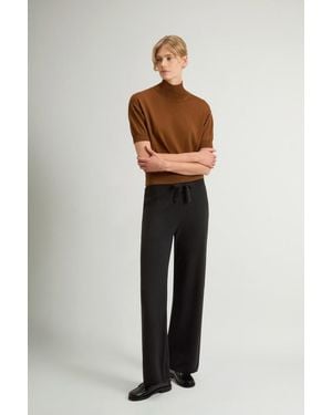 Woolrich Pantalones De Mezcla De Lana Y Cachemira Para Mujer Talla - Negro