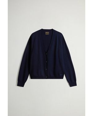 Woolrich Donna Cardigan - Blu